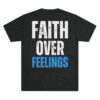 FAITH OVER FEELINGS: Unisex Tri-Blend Crew Tee - Image 6