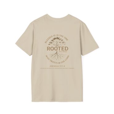 Christian T-Shirt, Rooted In Christ, Trust in the Lord Tee, Religious Shirt, Inspirational Top